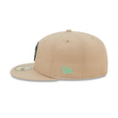 59FIFTY NBA Team Neon ミルウォーキー・バックス ベージュ グリーンアンダーバイザー - 13512109-700 | NEW ERA ニューエラ公式オンラインストア