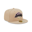 59FIFTY NBA Team Neon ロサンゼルス・レイカーズ ベージュ パープルアンダーバイザー - 13512112-700 | NEW ERA ニューエラ公式オンラインストア