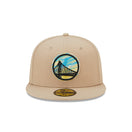 59FIFTY NBA Team Neon ゴールデンステイト・ウォリアーズ ベージュ ブルーアンダーバイザー - 13512113-700 | NEW ERA ニューエラ公式オンラインストア