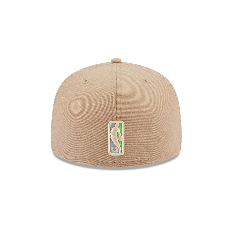59FIFTY NBA Team Neon ボストン・セルティックス ベージュ グリーンアンダーバイザー - 13512116-700 | NEW ERA ニューエラ公式オンラインストア
