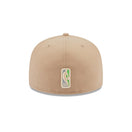 59FIFTY NBA Team Neon ボストン・セルティックス ベージュ グリーンアンダーバイザー - 13512116-700 | NEW ERA ニューエラ公式オンラインストア