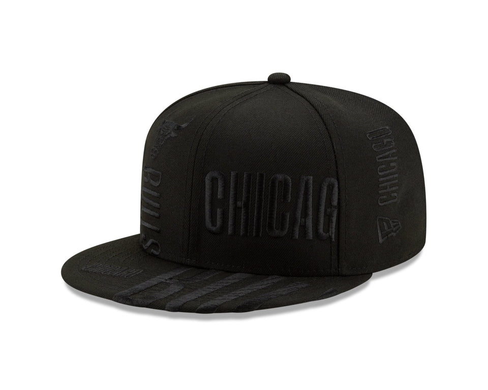 59FIFTY NBA TIP OFF シカゴ・ブルズ ブラックオンブラック