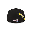 59FIFTY NBA x Marvel ロサンゼルス・レイカーズ アイアンマン ブラック パープルアンダーバイザー - 13549252-700 | NEW ERA ニューエラ公式オンラインストア