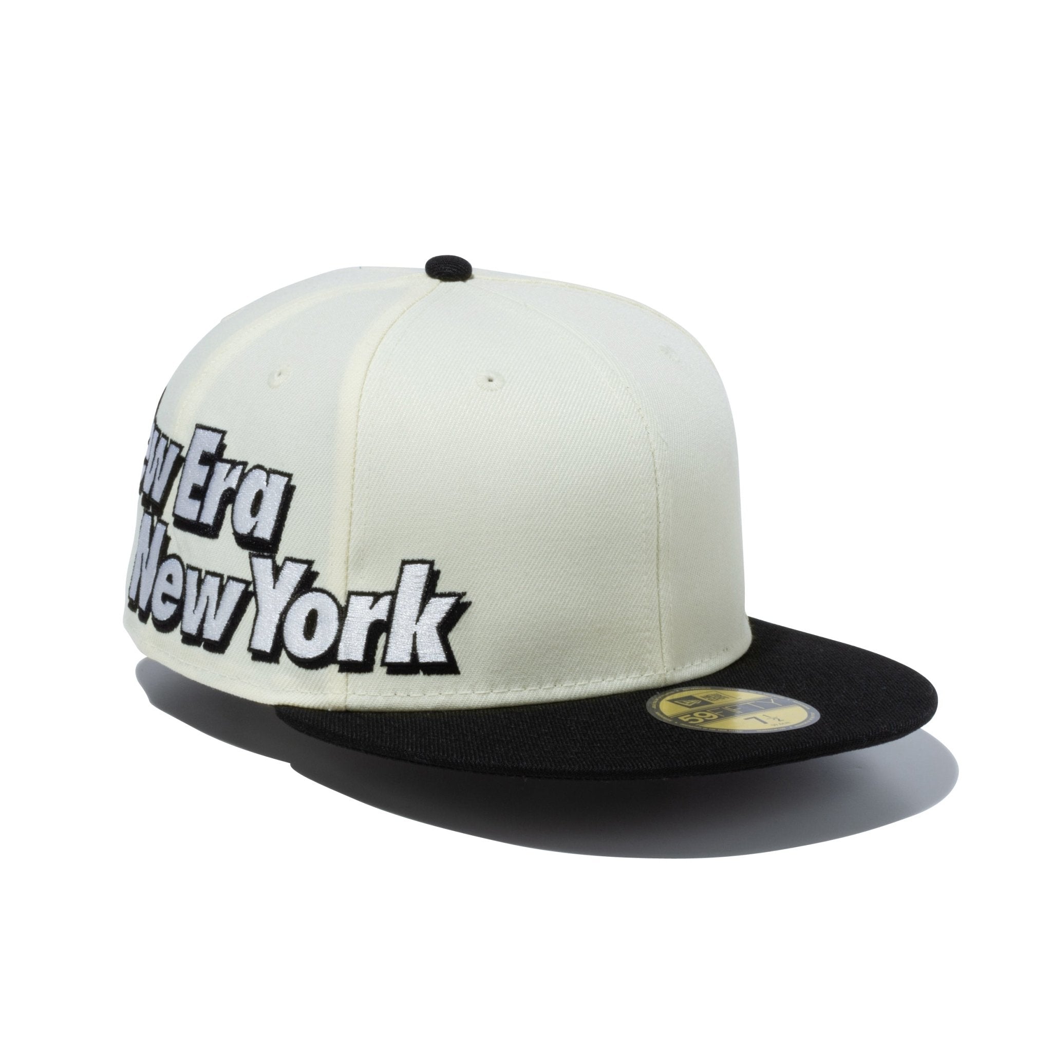 【新品】ニューエラ59FIFTY ドジャース クロームホワイト ブラックレザー 59FIFTY Leather Visor ロサンゼルス・ドジャース クローム