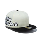 59FIFTY New Era New York クロームホワイト ブラックバイザー - 13516127-700 | NEW ERA ニューエラ公式オンラインストア