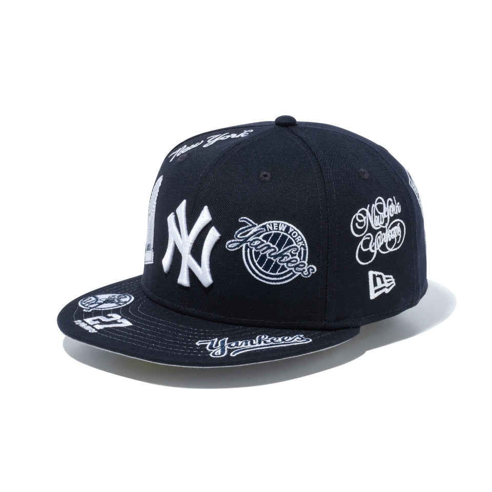 59FIFTY New York Yankees Allover ニューヨーク・ヤンキース ネイビー 