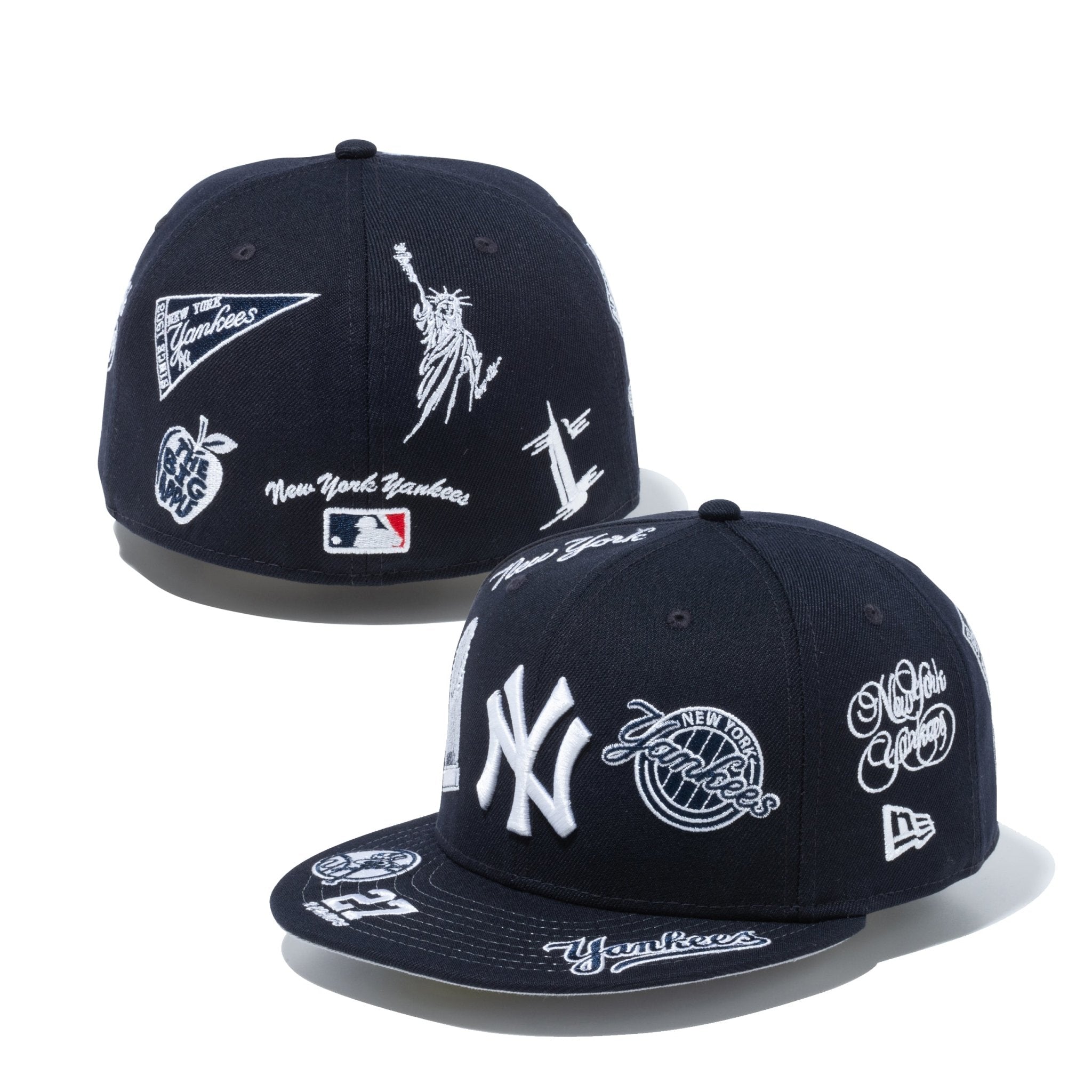 59FIFTY New York Yankees Allover ニューヨーク・ヤンキース ネイビー ニューエラオンラインストア