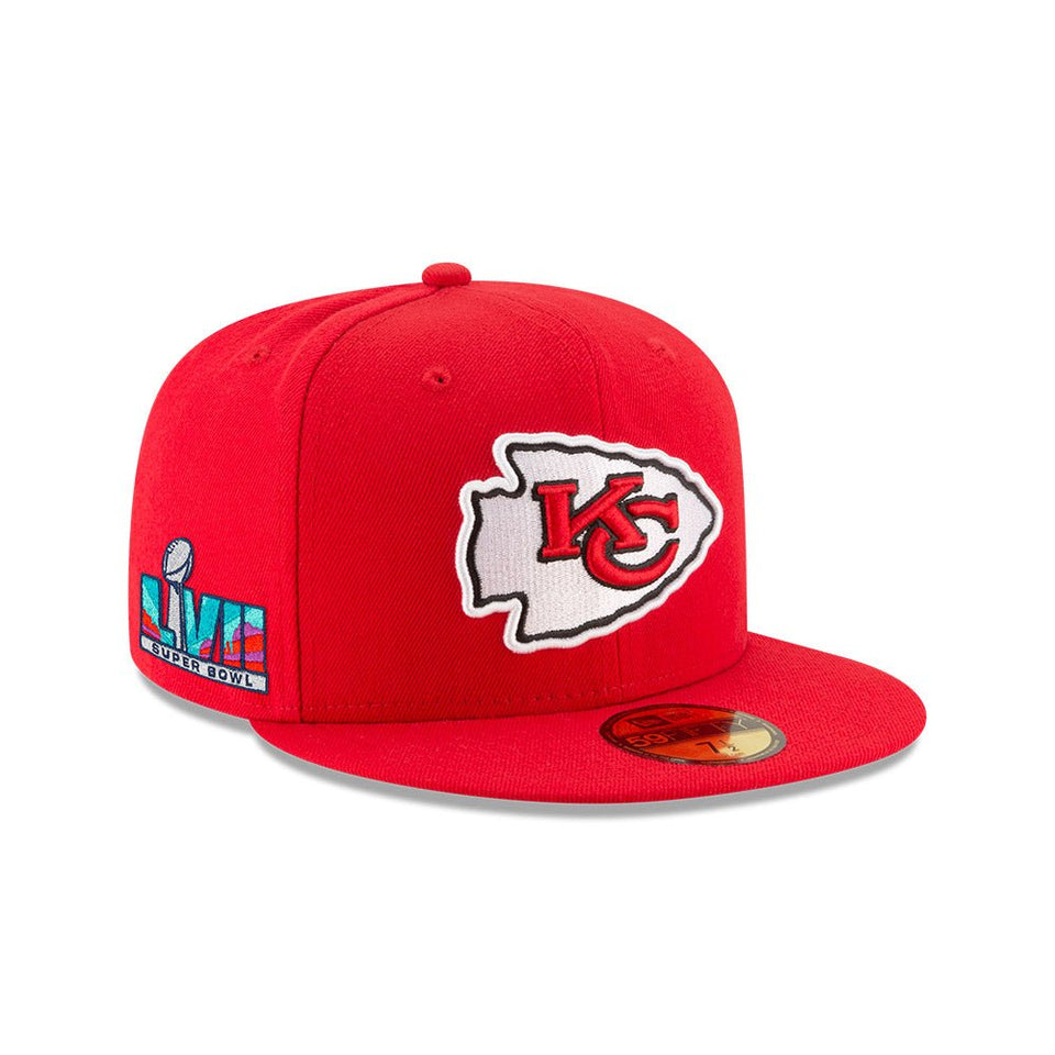 59FIFTY NFL Super Bowl LVII カンザスシティ・チーフス レッド - 13748163-700 | NEW ERA ニューエラ公式オンラインストア
