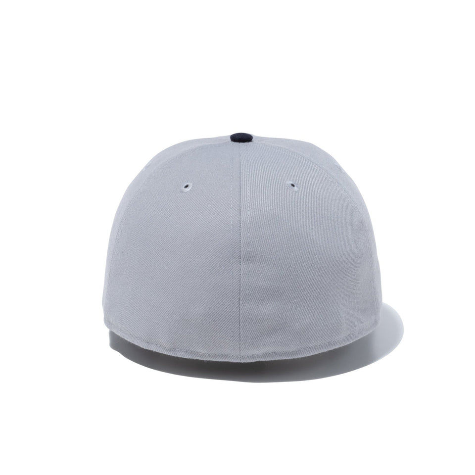 59FIFTY NYC チャンキーロゴ グレー ネイビーバイザー