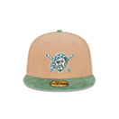 59FIFTY Oasis Corduroy ピッツバーグ・パイレーツ ベージュ グリーンコーデュロイバイザー - 13821975-700 | NEW ERA ニューエラ公式オンラインストア