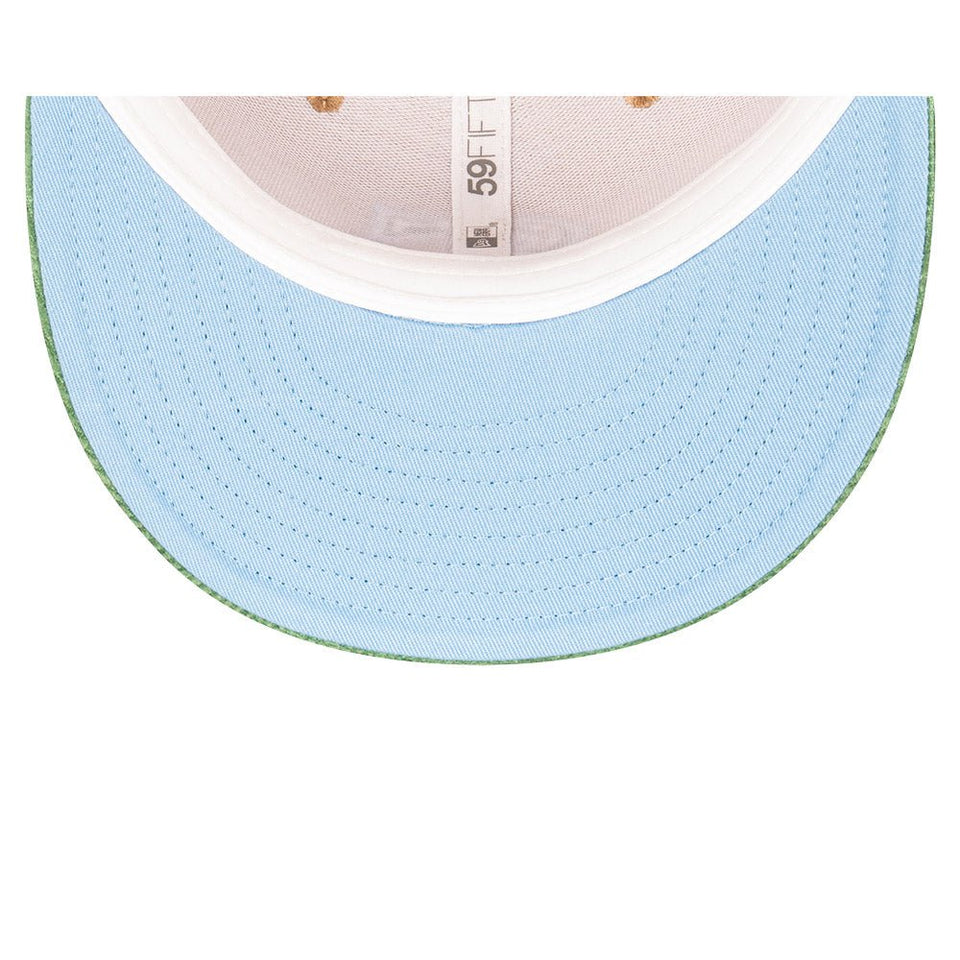 59FIFTY Oasis Corduroy ロサンゼルス・ドジャース ベージュ グリーンコーデュロイバイザー - 13821977-700 | NEW ERA ニューエラ公式オンラインストア