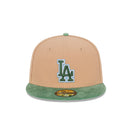 59FIFTY Oasis Corduroy ロサンゼルス・ドジャース ベージュ グリーンコーデュロイバイザー - 13821977-700 | NEW ERA ニューエラ公式オンラインストア