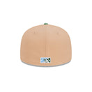 59FIFTY Oasis Corduroy フォートマイヤーズ・マイティマッスルズ ベージュ グリーンコーデュロイバイザー - 13821978-700 | NEW ERA ニューエラ公式オンラインストア