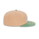 59FIFTY Oasis Corduroy フォートマイヤーズ・マイティマッスルズ ベージュ グリーンコーデュロイバイザー - 13821978-700 | NEW ERA ニューエラ公式オンラインストア