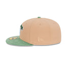 59FIFTY Oasis Corduroy フォートマイヤーズ・マイティマッスルズ ベージュ グリーンコーデュロイバイザー - 13821978-700 | NEW ERA ニューエラ公式オンラインストア