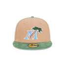 59FIFTY Oasis Corduroy フォートマイヤーズ・マイティマッスルズ ベージュ グリーンコーデュロイバイザー - 13821978-700 | NEW ERA ニューエラ公式オンラインストア