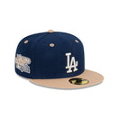 59FIFTY Ocean Khaki ロサンゼルス・ドジャース クーパーズタウン ネイビー × カーキ グレーアンダーバイザー - 13577647-700 | NEW ERA ニューエラ公式オンラインストア