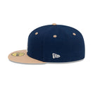59FIFTY Ocean Khaki ロサンゼルス・ドジャース クーパーズタウン ネイビー × カーキ グレーアンダーバイザー - 13577647-700 | NEW ERA ニューエラ公式オンラインストア