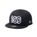 59FIFTY ONEHUNDRED ATHLETIC 100 ロゴ ブラック × ホワイト - 70593593-700 | NEW ERA ニューエラ公式オンラインストア