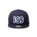 59FIFTY ONEHUNDRED ATHLETIC 100 ロゴ ネイビー × ホワイト - 70593594-700 | NEW ERA ニューエラ公式オンラインストア