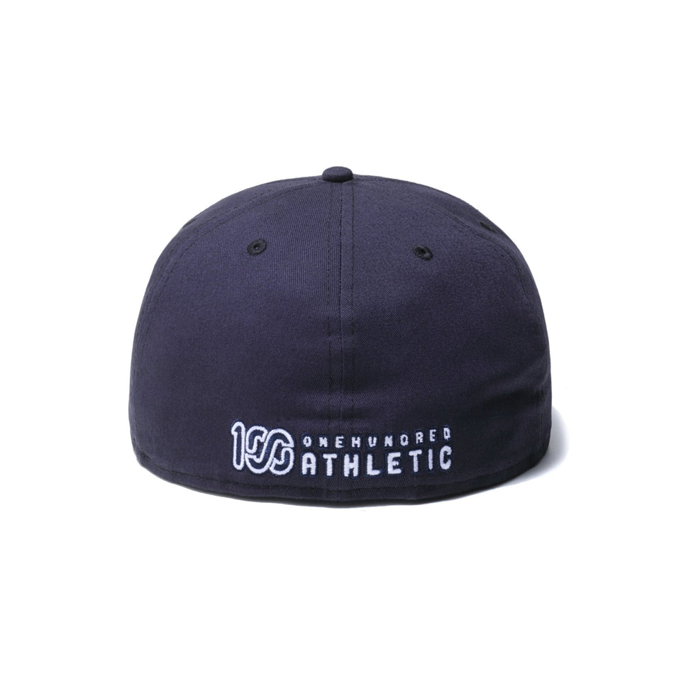 59FIFTY ONEHUNDRED ATHLETIC 100 ロゴ ネイビー × ホワイト - 70593594-700 | NEW ERA ニューエラ公式オンラインストア