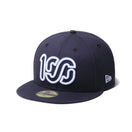 59FIFTY ONEHUNDRED ATHLETIC 100 ロゴ ネイビー × ホワイト - 70593594-700 | NEW ERA ニューエラ公式オンラインストア