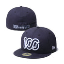 59FIFTY ONEHUNDRED ATHLETIC 100 ロゴ ネイビー × ホワイト - 70593594-700 | NEW ERA ニューエラ公式オンラインストア