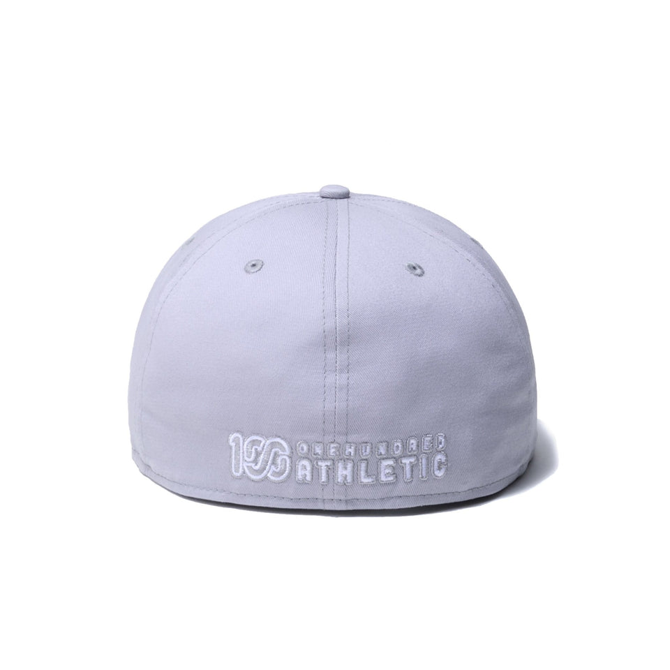 59FIFTY ONEHUNDRED ATHLETIC 100 ロゴ グレー × ホワイト - 70593595-700 | NEW ERA ニューエラ公式オンラインストア