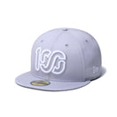 59FIFTY ONEHUNDRED ATHLETIC 100 ロゴ グレー × ホワイト - 70593595-700 | NEW ERA ニューエラ公式オンラインストア