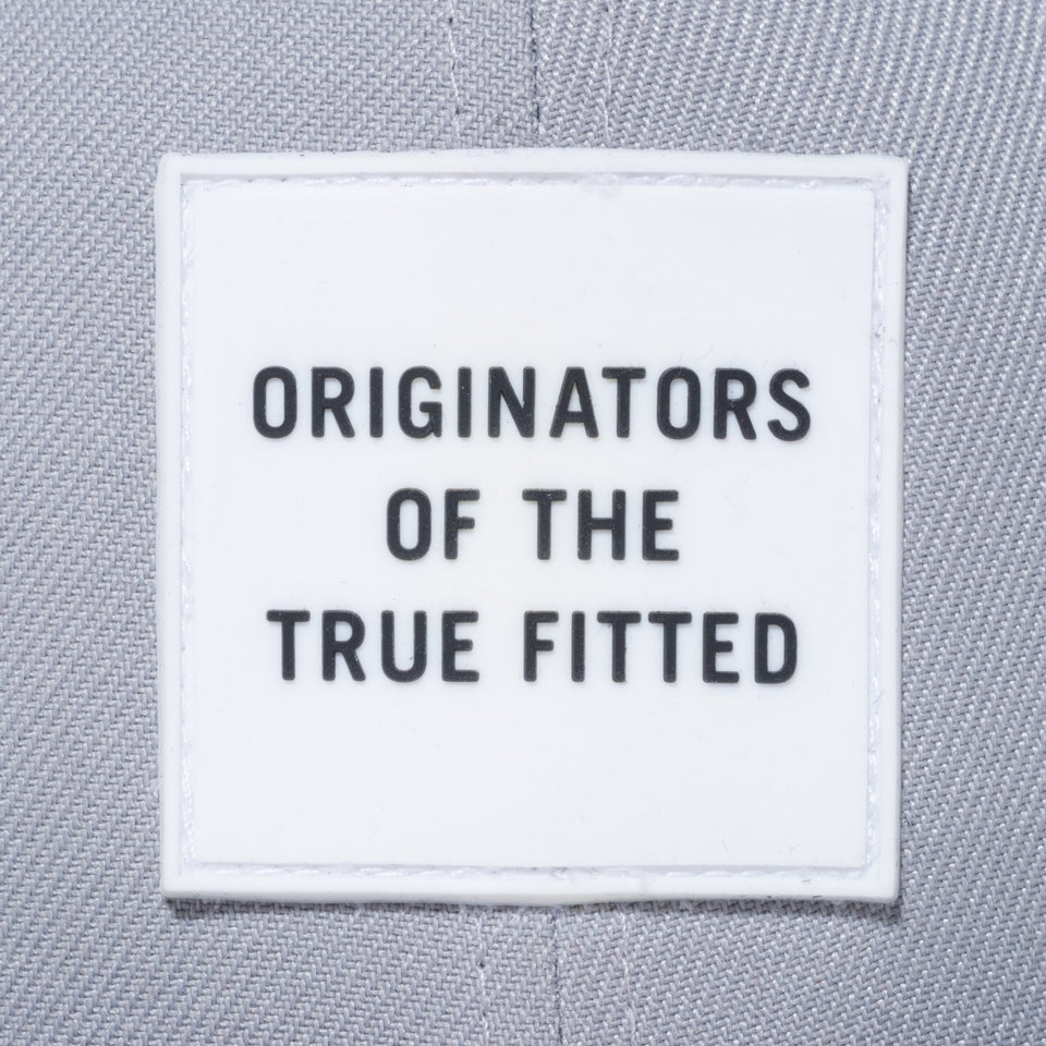 59FIFTY Originators Of The True Fitted ラバーパッチ グレー/ブラック - 12742746-700 | NEW ERA ニューエラ公式オンラインストア