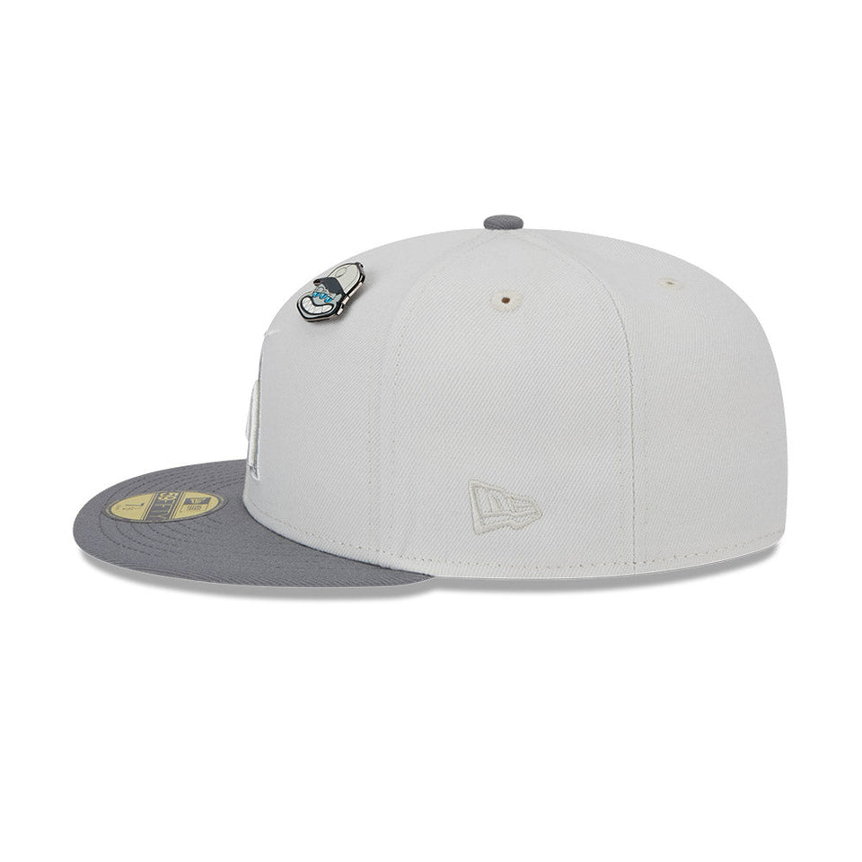 59FIFTY Outer Space クーパーズタウン マイアミ・マーリンズ ライトグレー グレーアンダーバイザー - 13552502-700 | NEW ERA ニューエラ公式オンラインストア