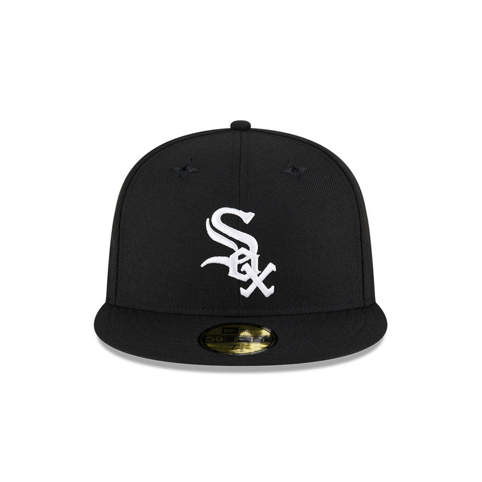 59FIFTY OVO MLB シカゴ・ホワイトソックス ブラック グレーアンダーバイザー