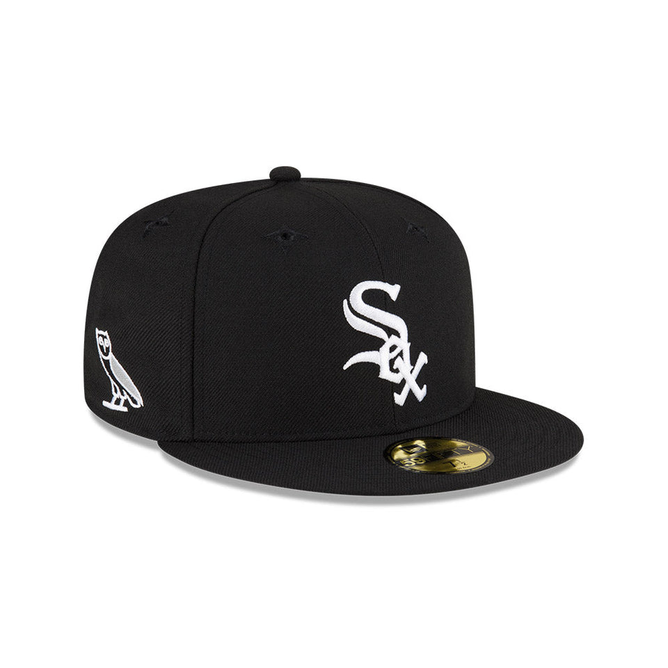 59FIFTY OVO MLB シカゴ・ホワイトソックス ブラック グレーアンダーバイザー