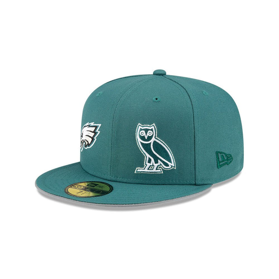 59FIFTY OVO × NFL フィラデルフィア・イーグルス エメラルドグリーン - 14164994-700 | NEW ERA ニューエラ公式オンラインストア