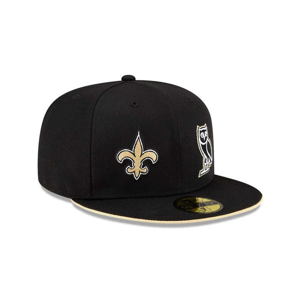 59FIFTY OVO × NFL ニューオーリンズ・セインツ ブラック