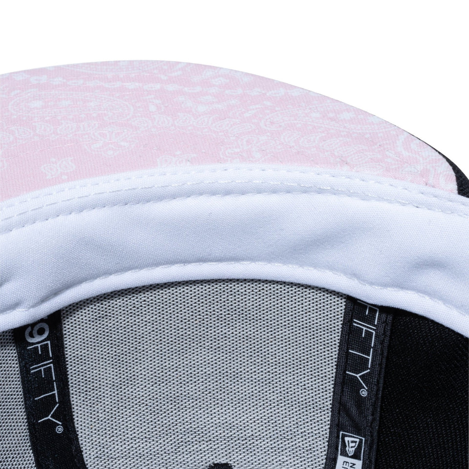 59FIFTY Paisley Under Visor ニューヨーク・ヤンキース ブラック ピンクアンダーバイザー - 12740335-700 | NEW ERA ニューエラ公式オンラインストア