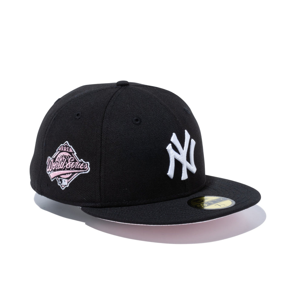 59FIFTY Paisley Under Visor ニューヨーク・ヤンキース ブラック ピンクアンダーバイザー - 12740335-700 | NEW ERA ニューエラ公式オンラインストア