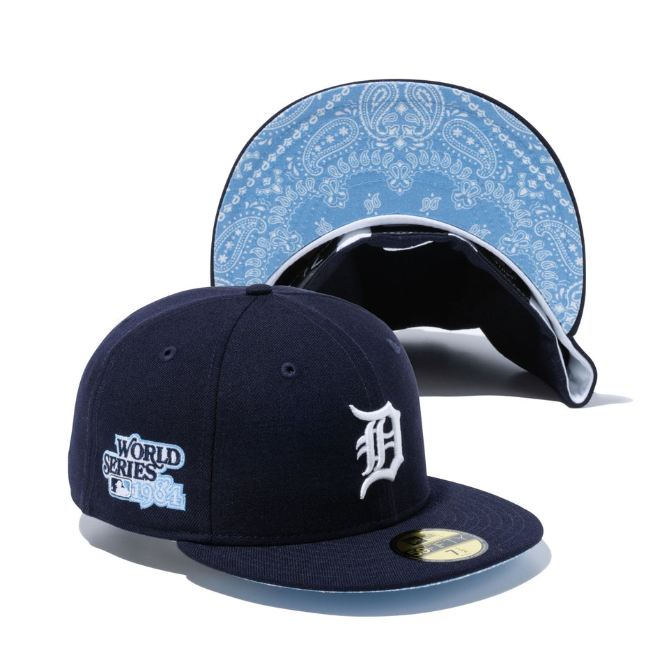 59FIFTY Paisley Under Visor デトロイト・タイガース ネイビー ブルー ...