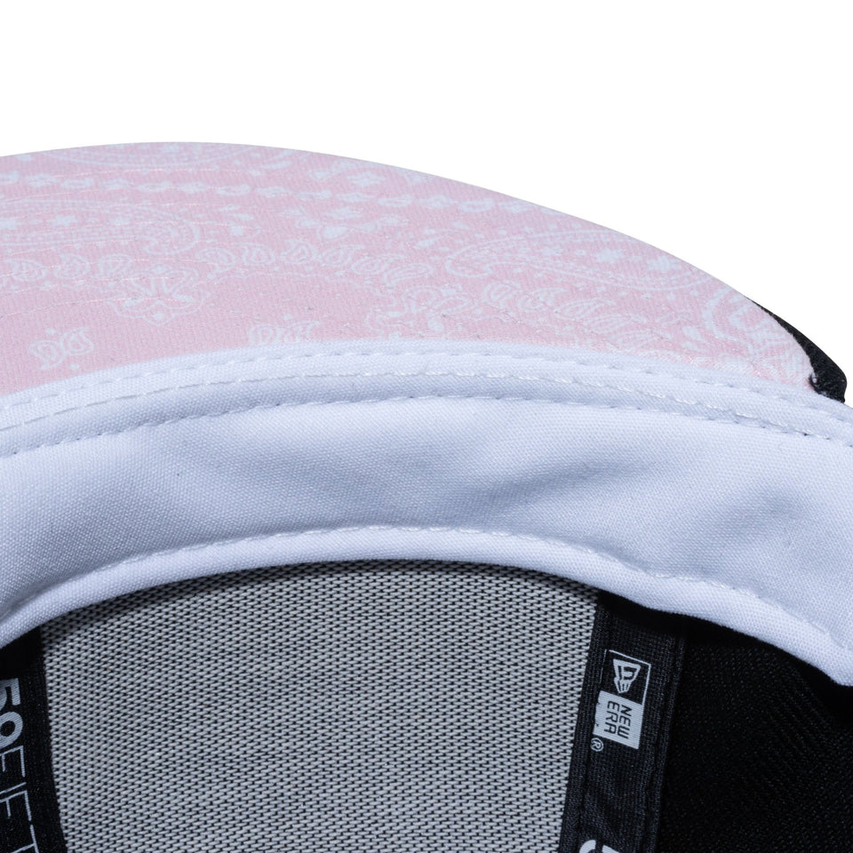 59FIFTY Paisley Under Visor デトロイト・タイガース ブラック ピンクアンダーバイザー - 12740344-700 | NEW ERA ニューエラ公式オンラインストア