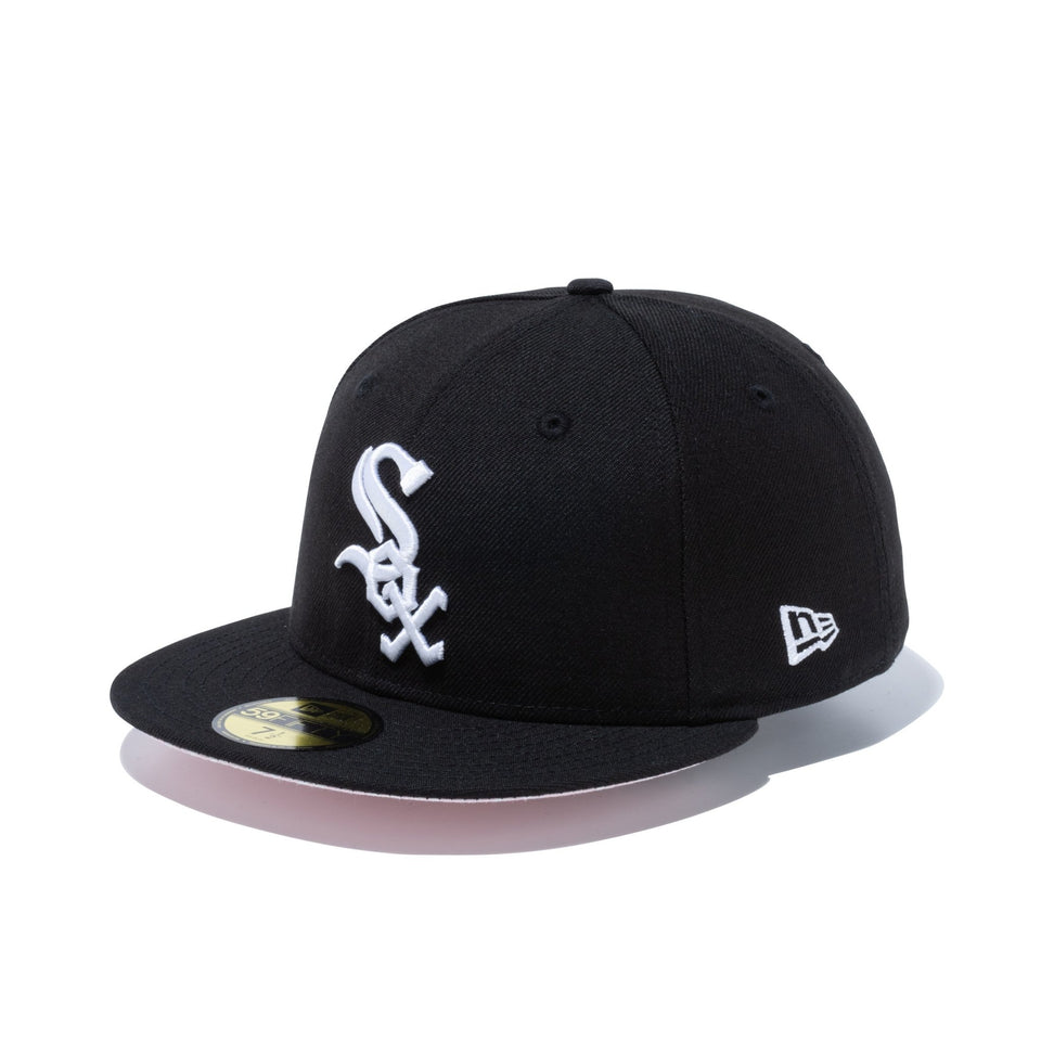 59FIFTY Paisley Under Visor シカゴ・ホワイトソックス ブラック ピンクアンダーバイザー - 12740347-700 | NEW ERA ニューエラ公式オンラインストア