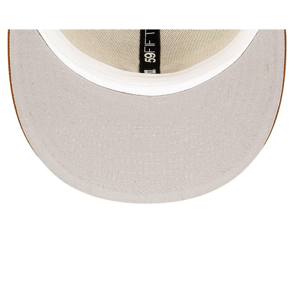 59FIFTY Peanut Butter ロサンゼルス・ドジャース クロームホワイト キャメルバイザー - 13366486-700 | NEW ERA ニューエラ公式オンラインストア