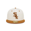 59FIFTY Peanut Butter シカゴ・ホワイトソックス クロームホワイト キャメルバイザー - 13366487-700 | NEW ERA ニューエラ公式オンラインストア
