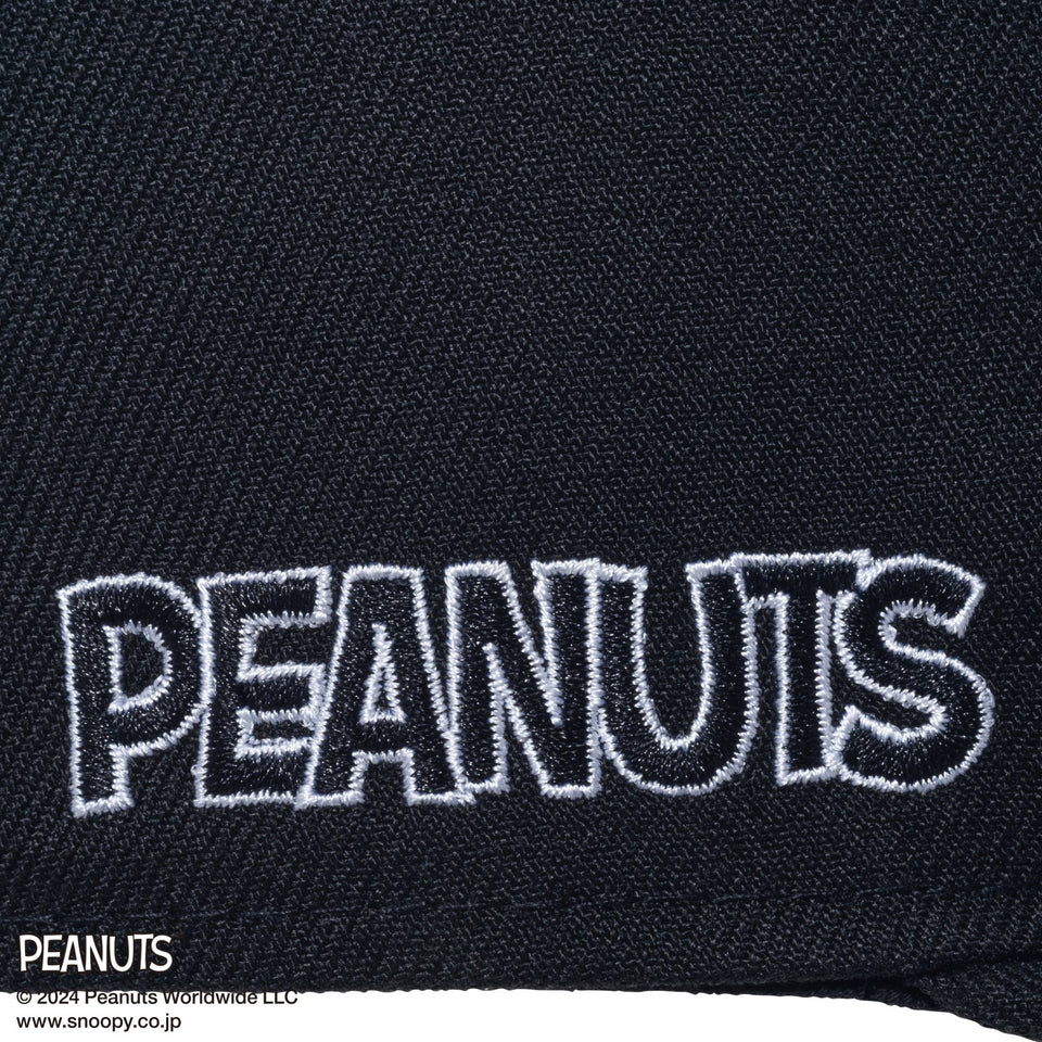 59FIFTY PEANUTS ピーナッツ チャーリー・ブラウン 野球 ブラック - 14124367-700 | NEW ERA ニューエラ公式オンラインストア