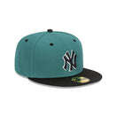 59FIFTY Pine & Black ニューヨーク・ヤンキース パインニードルグリーン グレーアンダーバイザー - 13518078-700 | NEW ERA ニューエラ公式オンラインストア