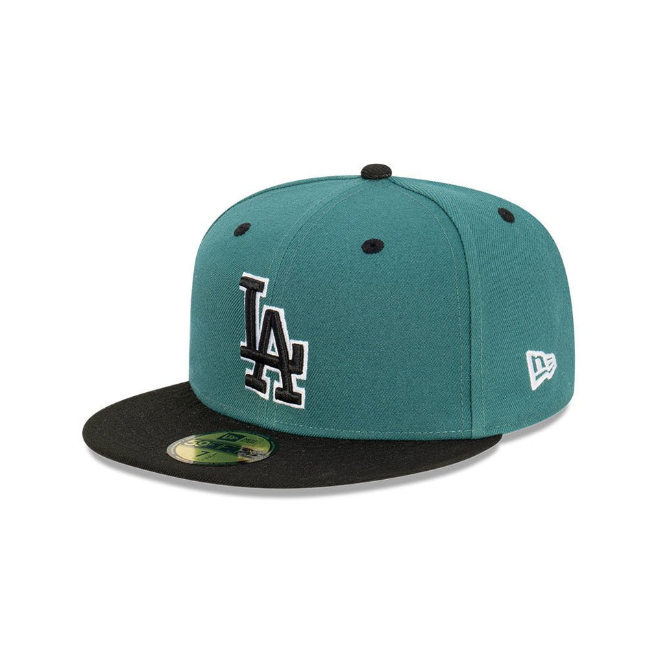 59FIFTY Pine & Black ロサンゼルス・ドジャース パインニードルグリーン グレーアンダーバイザー