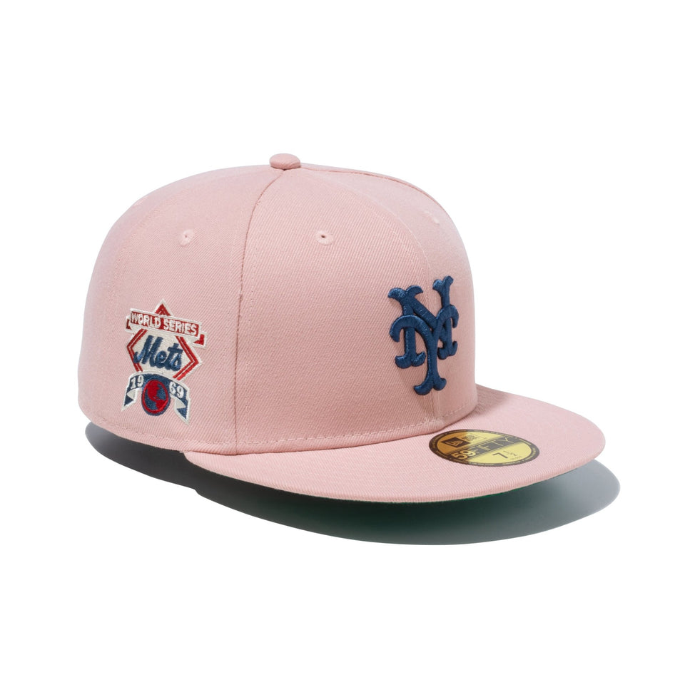 59FIFTY Pink Rouge クーパーズタウン ニューヨーク・メッツ ピンク - 13513423-700 | NEW ERA ニューエラ公式オンラインストア