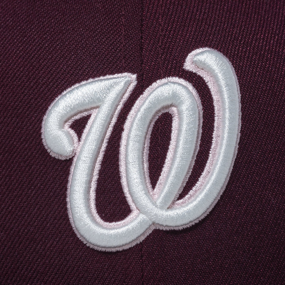 59FIFTY Pink Undervisor ワシントン・ナショナルズ マルーン ピンク