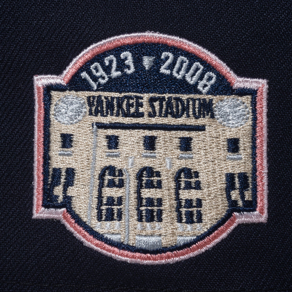 ニューエラ ファイブスター　ヤンキース ピンバッジ付き 59FIFTY MLB Pins ニューヨーク・ヤンキース ピンズ ネイビー