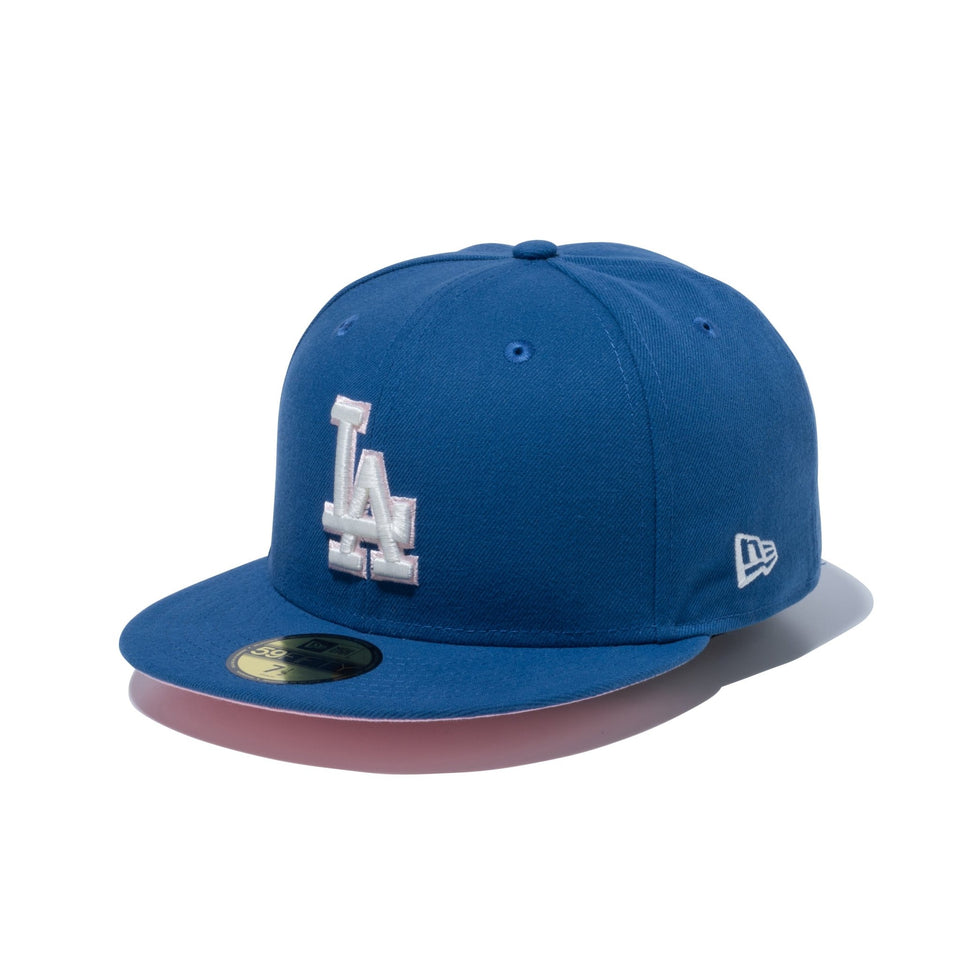 59FIFTY Pink Under Visor ロサンゼルス・ドジャース ライトブルー ピンクアンダーバイザー - 14334346-700 | NEW ERA ニューエラ公式オンラインストア