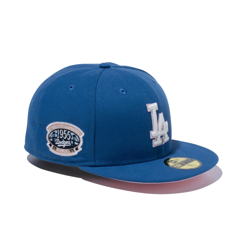 59FIFTY Pink Under Visor ロサンゼルス・ドジャース ライトブルー ピンクアンダーバイザー - 14334346-700 | NEW ERA ニューエラ公式オンラインストア